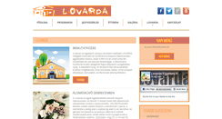 Desktop Screenshot of lovarda.hu